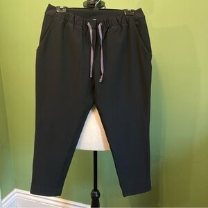 Lululemon woman’s  Black Joggers with Purple Accents